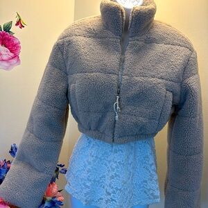 Betshka warm stuffed jacket! Front zip with 2 pockets! XS